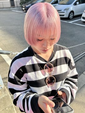 チュダック(ChuDuck) 【◎甘くてカワイイ◎】愛され《ペールピンク》ケアブリーチ