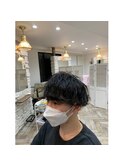 波巻きパーマ♪