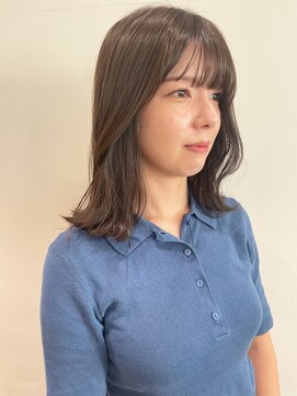 バイオレット 栄店(Violet) オリーブベージュ♪ 透明感 ブリーチなしカラー オリーブカラー