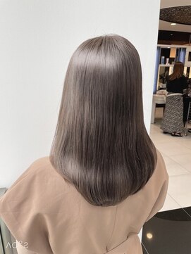 キュア 表参道(CURE) 黒髪/グレージュカラー/ココアベージュ/ヘルシーロング[表参道]