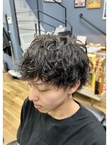 パール(PEARL)&nbsp;マッシュウルフ×スパイラルパーマ