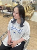 インナー秋カラー グレージュ ケアブリーチ２回