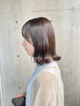 ニコフクオカヘアーメイク(NIKO Fukuoka Hair Make) 福岡天神/大人可愛い/シークレットハイライト/くすみカラー