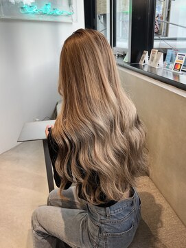 ロカリタ キョウト 河原町三条店(ROCAReTA kyoto) ブリーチ1回：ベージュ