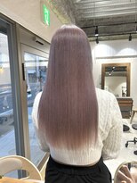 クム 横浜(qumu)&nbsp;【qumu 横浜】ペールラベンダー×ケアブリーチカラー