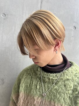 グリードヘア(GREED HAIR) センターパート×ハイトーン