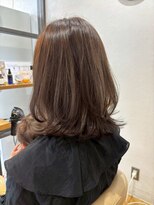 ヘア ルーナ バイ アプリーレ(hair lune by Aprire)&nbsp;大人かわいいショコラアッシュウルフハイレイヤー＿20代人気