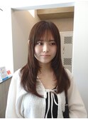 レイヤーカット/ミディアムヘア/暗めカラー/伏見/栄/名古屋/名駅