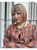 ぱっつんボブ