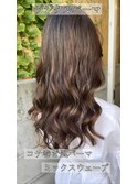 表参道/栗原/コテ巻き風デジタルパーマロングヘアカタログ/５
