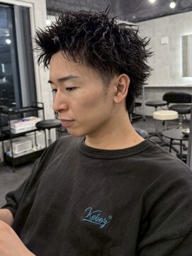 ラベル 渋谷(LAVEL) スパイキーショート/ピンパーマ/メンズパーマ/渋谷