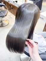 ロンド ロワール 門前仲町(Lond Loire)&nbsp;ボブショートボブ縮毛矯正ベージュグレージュ門前仲町