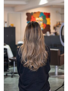 バレイヤージュ　ロング