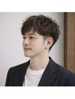 スープレックス ヘアーデザイン(SOUPREX HAIR DESIGN)&nbsp;メンズツーブロックナチュラルショート　20代 30代 40代 50代