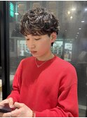 シャドウパーマメンズパーマメンズカットマッシュ無造作パーマ