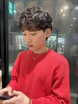 パーク(PAAQ)&nbsp;シャドウパーマメンズパーマメンズカットマッシュ無造作パーマ