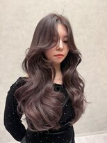 ボタン ハカタ(VOTAN hakata)&nbsp;【柿本真優】前髪なし/ラベンダーグレージュ/ラベンダーカラー