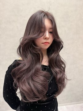 ボタン ハカタ(VOTAN hakata) 【柿本真優】前髪なし/ラベンダーグレージュ/ラベンダーカラー