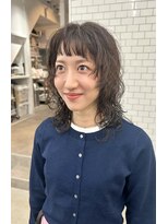 ソーンズ ヨイク(thorns YOIKU) ミディアムウルフ×パーマ