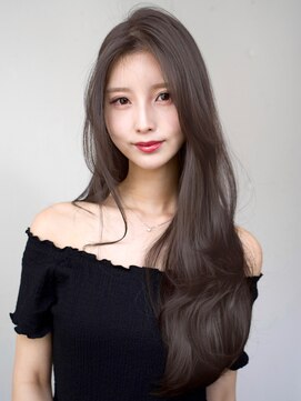 エインアンリー 明治神宮前(AIN.ANLY.) 暗めカラー似合わせカットミディアムレイヤーカット