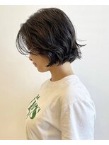 ウシワカマル ミライ(USHIWAKAMARU MIRAI) ・くせ毛を生かしたボブパーマ