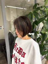 ジービージー(GBG)&nbsp;くびれショートボブ40代50代グレイカラー白髪染め白髪ぼかし