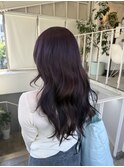☆ブリーチなしダブルカラーラベンダーピンクレイヤーカット