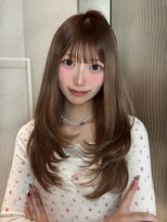 ハック 天神(HACK)&nbsp;【Hina天神美容室】ヘーゼルベージュ×レイヤーカット