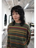 ブリーチハイライト髪質改善ダブルカラーレイヤーカット/新宿