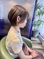 ヘアースパリゾート リアン 燕三条店(Lien)&nbsp;ショート＿ベージュ_