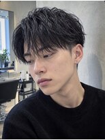 ロックス バイ マグ 松本(rocks BY MAG)&nbsp;センターパートマッシュ×ツイスパ/束感