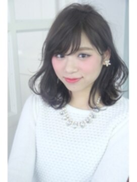 ヘアーアートシフォン 池袋西口店(Hair art chiffon) バレイヤージュ&デジタルパーマでクラシカルなノーブルロブ