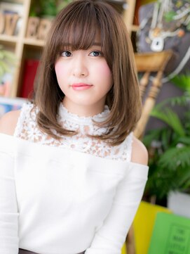 カバーヘア イヴ 戸頭店(COVER HAIR EVE) *+EVE戸頭+*…斜めバング*モテワンカールｃ