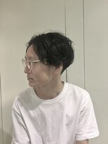 ピエドプールポッシュ(PiED DE POULE POCHE)&nbsp;メンズセンターパート