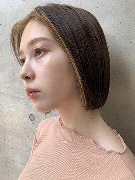 ラグゼ(Luxe) デザインカラーでお洒落ボブ【Luxe井上彩】