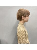 タグ(#tag)&nbsp;#ミニボブ×ハイトーンベージュ