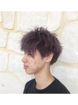 エムズアルカディア(M'Z ARCADIA)&nbsp;スパイラルパーマ×パープルカラー