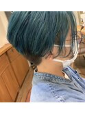 ブルーグリーンショート