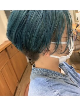 コンパス(COMPASS) ブルーグリーンショート