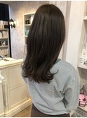 福山美容室caary大人気イルミナカラー　こっくりブラウン