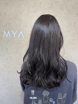 マヤ 竜王店(MYA) ロング×ネイビーブラウン