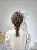大人気!編みおろしアレンジ