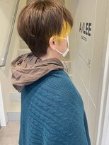アイリー 名古屋(A/LEE)&nbsp;ショート／イエロー／白髪ぼかし