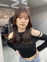 ロンド マーレ 天神大名店(Lond mare) イメチェン/チェリーブラウン/フェミニン/ダークアッシュ/束感