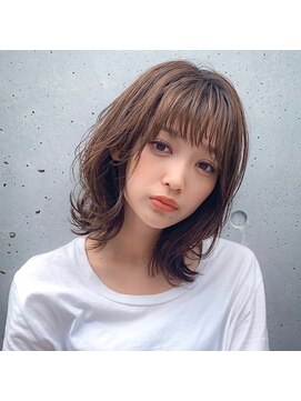 ギッシュ 桃花台店(guiches) 髪質改善・大人女性の外ハネミディアム・酸性ストレート