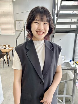 ヘアー アイス 御器所本店(HAIR ICI) 韓国ヘア似合わせレイヤーカット前髪顔周りカット大人美人