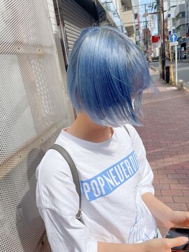 ジオ 国分寺(the O's) 斜めバング/シルキーベージュ/ブラントカット[国分寺駅]