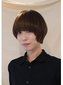 マッシュショート_マロンベージュ