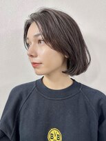 ファイブシーン アオヤマ(5SCENE AOYAMA)&nbsp;切りっぱなしボブミニボブパーマくびれボブ外ハネボブブリーチ