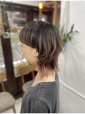 デザインカラー×マッシュフルフボブ